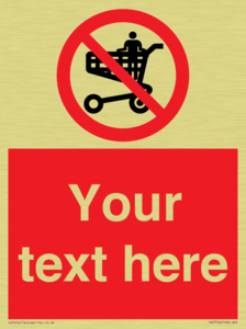 Custom prohibition no standing in trolley